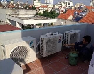 Vệ sinh nạp gas tại nhà Hà Nội cho nhà phố/nhà ống