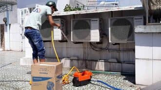 Vệ sinh điều hòa để máy sạch không tự ngắt Vệ sinh điều hòa để máy sạch không tự ngắt