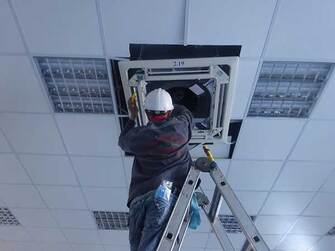 Vệ sinh điều hòa trung tâm vrv tại hai bà trưng