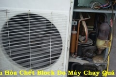 Điều hòa hỏng block do máy bẩn chạy không mát mà chạy quá lâu Điều hòa hỏng block do máy bẩn chạy không mát mà chạy quá lâu