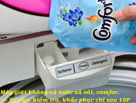 Máy giặt không xả nước theo chu trình nên nháy đèn, báo lỗi Máy giặt không xả nước theo chu trình nên nháy đèn, báo lỗi