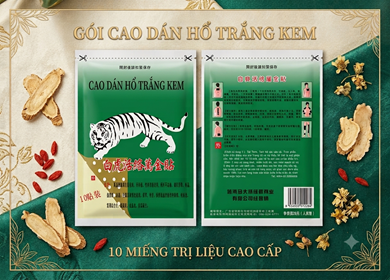CAO DÁN HỔ TRẮNG KEM