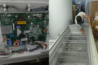 Sửa tủ lạnh lg side by side thợ gọi 15p là có