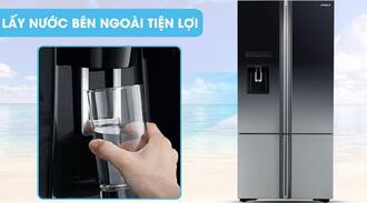 Sửa tủ lạnh hitachi side by side không làm nước lạnh