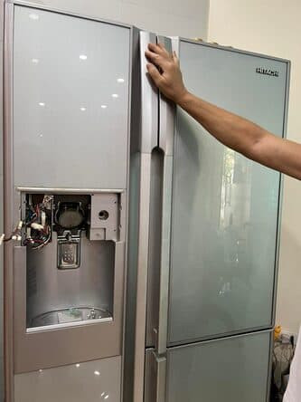Tủ lạnh hitachi side by side lấy đá ngoài cao cấp