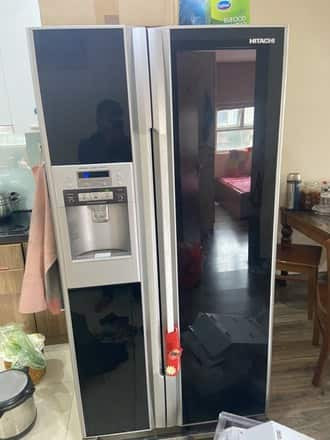 Tủ side by side theo dạng mặt gương bóng