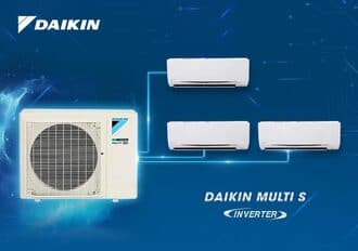 Tổ hợp dàn nóng lạnh điều hòa multi dakin 3 dàn lạnh Tổ hợp dàn nóng lạnh điều hòa multi dakin 3 dàn lạnh