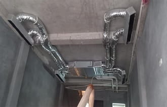 Điều hòa ống gió Mitsubsihi multi lắp cho biệt thự Điều hòa ống gió Mitsubsihi multi lắp cho biệt thự