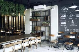 Lắp điều hòa cây/tủ đứng cho quán cafe và phòng trà