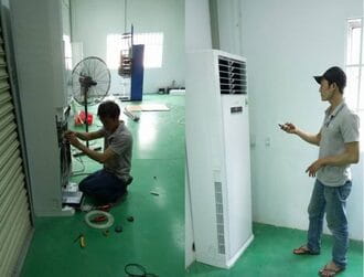 Lắp điều hòa cây cho xưởng công nghiệp phòng sạch Lắp điều hòa cây cho xưởng công nghiệp phòng sạch