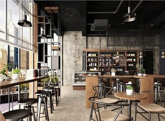 Lắp đặt máy điều hòa cho quán cafe không kín