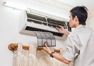 Lắp điều hòa Lg treo tường cho phòng ngủ nhà phố Lắp điều hòa Lg treo tường cho phòng ngủ nhà phố