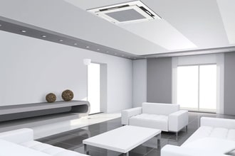 Lắp điều hòa cassette Midea âm trần cho biệt thự Lắp điều hòa cassette Midea âm trần cho biệt thự