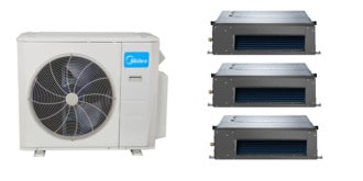 Lắp máy multi âm trần nối ống gió tất cả các phòng