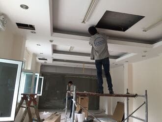 Lắp điều hòa âm trần nối ống gió cho nhà phố