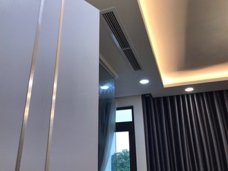 Lắp điều hòa âm trần nối ống gió cho phòng ngủ Lắp điều hòa âm trần nối ống gió cho phòng ngủ