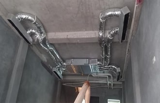 Lắp điều hòa âm trần ống gió cho phòng ngủ master