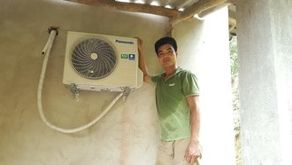 Lắp điều hòa cassette âm trần Panasonic cho khách sạn