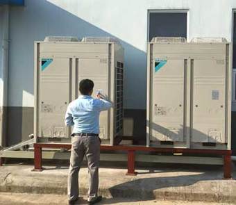 Lắp điều hòa vrv Daikin cho nhà biệt thự hiện đại