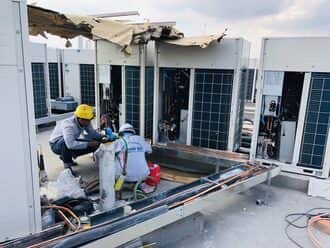 Thi công lắp đặt đường ống gas cho điều hòa trung tâm Thi công lắp đặt đường ống gas cho điều hòa trung tâm