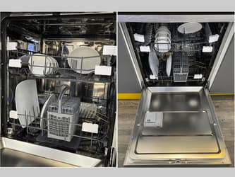 Máy rửa bát chạy không có nước nóng không sạch