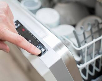 Máy rửa bát không bấm được phím start