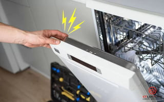 Máy rửa bát bị rò điện cần gọi thợ sửa ngay