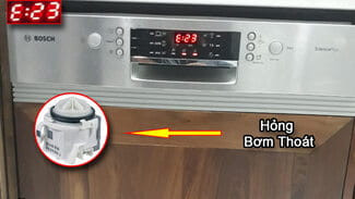 Sửa máy rửa bát bosch Châu Âu báo lỗi