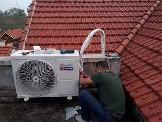 Tháo lắp điều hòa cho phòng khám đa khoa ở hà nội