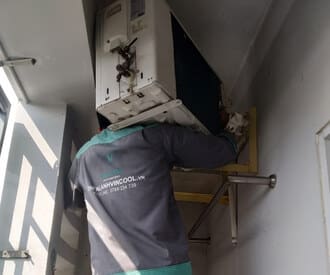 Dịch vụ tháo lắp điều hòa cục bộ treo tường giá rẻ Dịch vụ tháo lắp điều hòa cục bộ treo tường giá rẻ