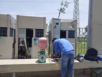 Dự toán lắp điều hòa đối với điều hòa trung tâm vrv Dự toán lắp điều hòa đối với điều hòa trung tâm vrv