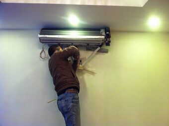 Lắp điều hòa đúng cách giúp máy chạy tốt hơn Lắp điều hòa đúng cách giúp máy chạy tốt hơn