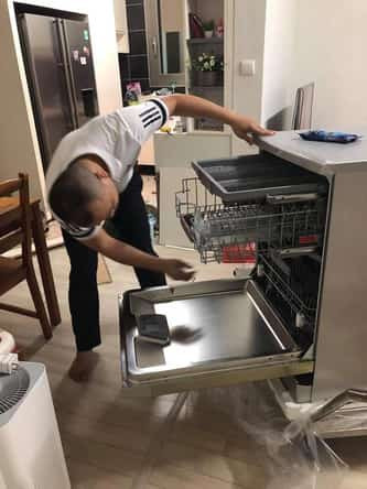 Thợ sửa máy rửa bát không tưới nước 15p là đến