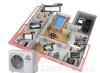 Gọi điện tư vấn lắp đặt điều hòa multi cho chung cư