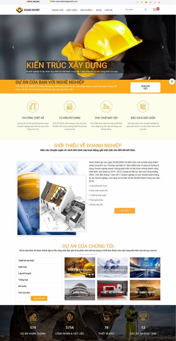 Demo Giới thiệu doanh nghiệp mẫu 01