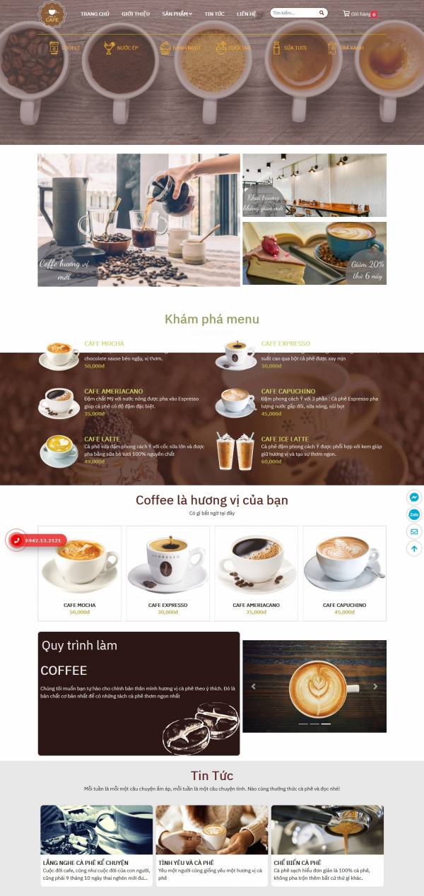 Halucafe - Hệ thông Cafe sạch