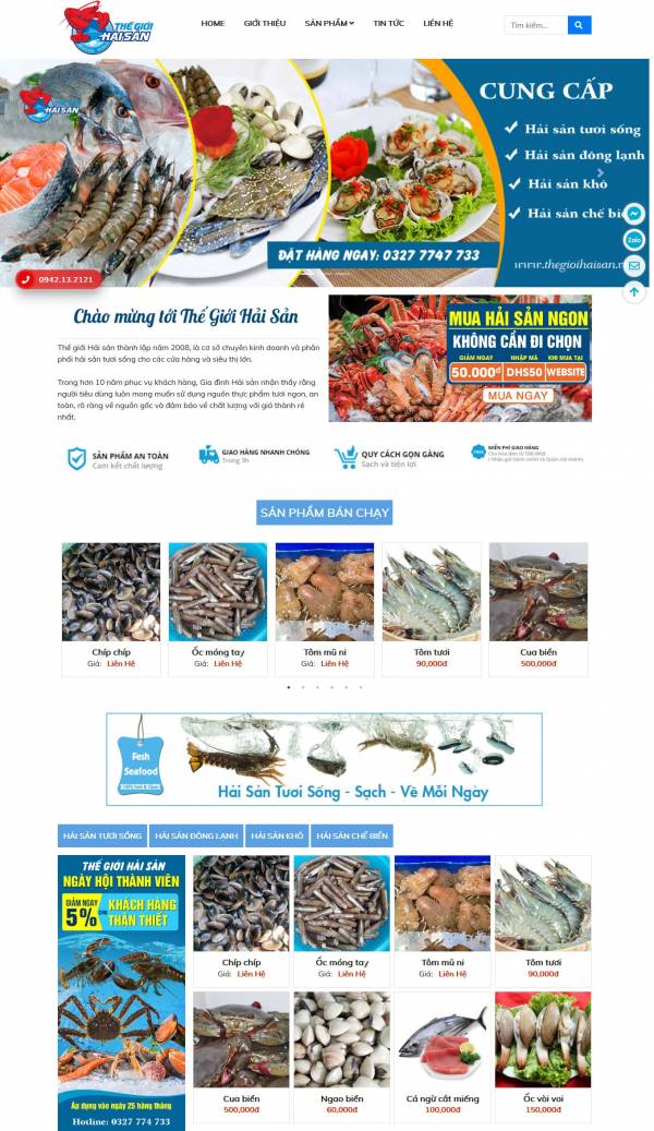 Hải Sản Xứ Nghệ - Thế giới Hải Sản